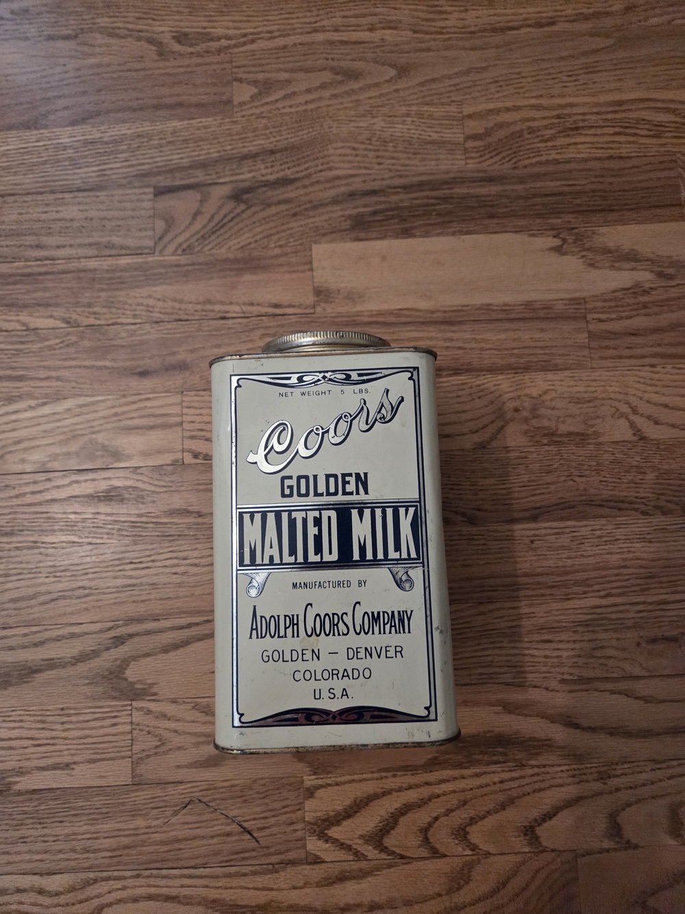 Coors Golden Malted Milk Tin